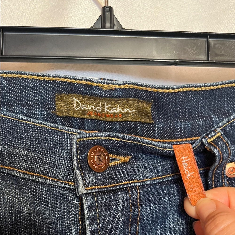 David Kahn Women's Dark Indigo Boot Cut Jeans
